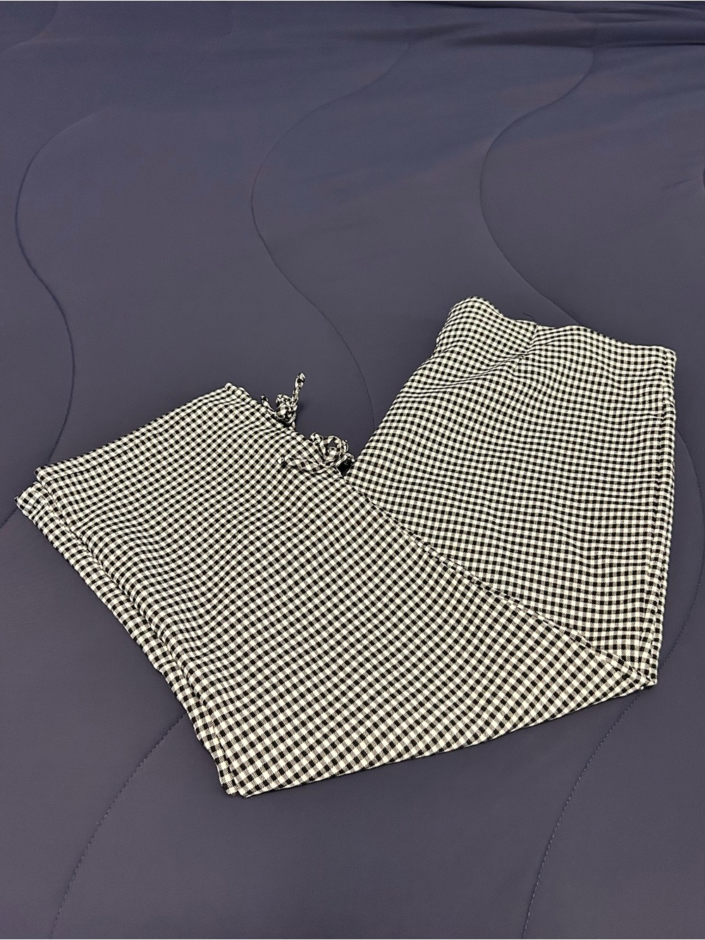 wild fable Black & White Gingham Capris